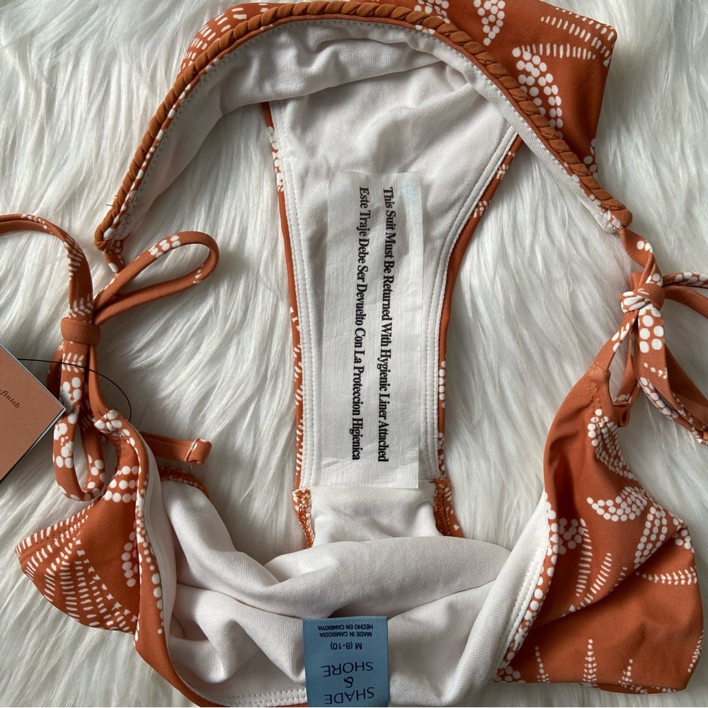 braided floral triangle bikini - Picture 7 of 10